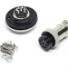 Разъем mini XLR GX16-7 16 мм на 7 контактов с фланцем фото 4