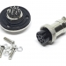 Разъем mini XLR GX16-9 16 мм на 9 контактов с фланцем фото 3