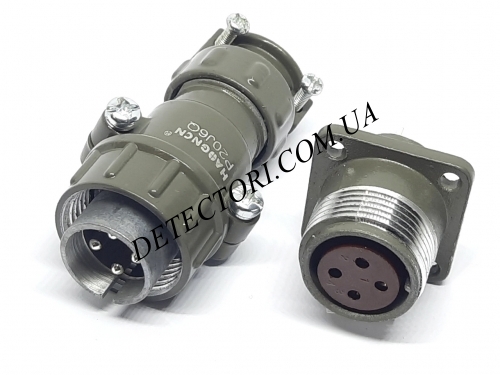 Контактный силовой разъем P20J6Q-4PIN на 4 контакта фото 1 Контактный силовой разъем P20J6Q-4PIN на 4 контакта фото 1