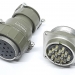Контактный силовой разъем P40K3Q-14PIN на 14 контактов фото 2