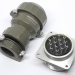 Контактный силовой разъем P40K3Q-14PIN на 14 контактов фото 3