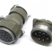 Контактный силовой разъем P40K3Q-14PIN на 14 контактов фото 1