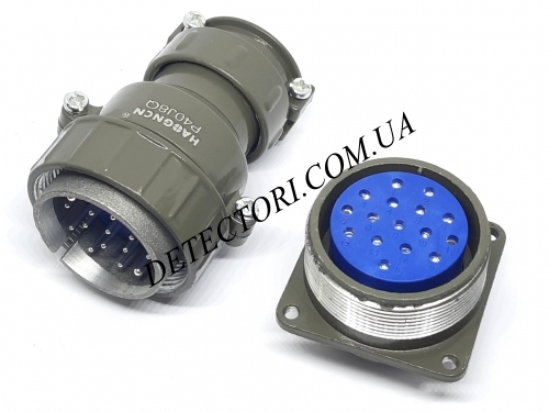 Контактный силовой разъем P40J8Q-16PIN на 16 контактов фото 1 Контактный силовой разъем P40J8Q-16PIN на 16 контактов фото 1