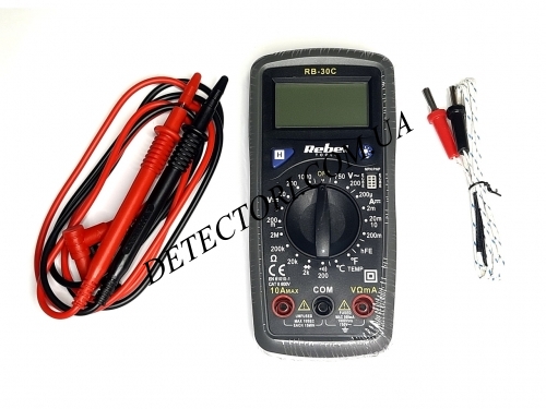 Мультиметр цифровий Rebel Tools RB-30C фото 1 Мультиметр цифровий Rebel Tools RB-30C фото 1