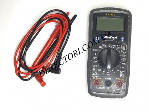 Мультиметр цифровий Rebel Tools RB-30D фото 1 Мультиметр цифровий Rebel Tools RB-30D фото 1