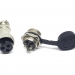 Разъем mini XLR GX16-3 16 мм на 3 контакта с влагозащитной крышкой фото 2