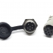 Разъем mini XLR GX16-6 16 мм на 6 контактов с влагозащитной крышкой фото 1