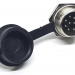 Разъем mini XLR GX16-10 16 мм на 10 контактов с влагозащитной крышкой фото 8