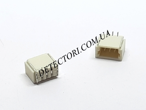 Роз'єм SH1.0 3P SMD на 3 контакти для вертикального монтажу фото 1