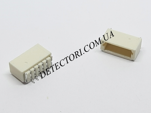 Роз'єм SH1.0 5P SMD на 5 контактів для горизонтального монтажу фото 1