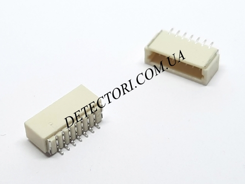 Разъем SH1.0 7P SMD на 7 контактов для горизонтального монтажа фото 1