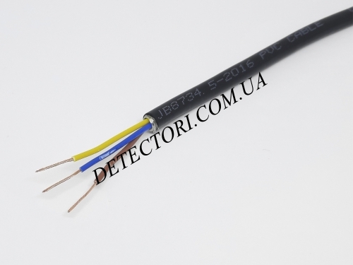 Екранований кабель RVVP 3 x 22AWG мідний сигнальний ПВХ 3 жили фото 1
