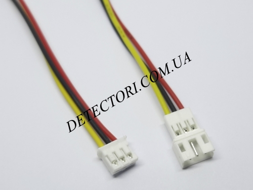 Роз'єм з'єднувальний JST PH2.0 3PIN пара на 3 контакти з дротами по 20 см фото 1 Роз'єм з'єднувальний JST PH2.0 3PIN пара на 3 контакти з дротами по 20 см фото 1