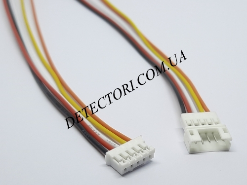 Роз'єм з'єднувальний JST PH2.0 5PIN пара на 5 контактів з дротами по 20 см фото 1