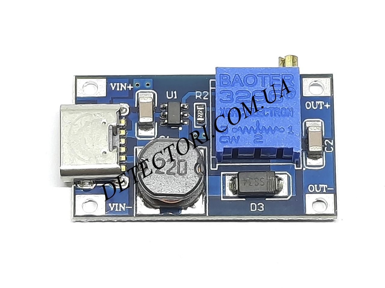 MT3608 USB type-C повышающий преобразователь (конвертер) Dc-Dc