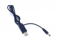 Кабель питания USB-DC5.5x2.1 мм с преобразователем 5В-9В для роутера