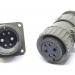 Контактный силовой разъем P28K3Q-6PIN на 6 контактов фото 1