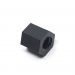 Нейлоновая стойка черная M6x10 монтажная для печатных плат фото 1