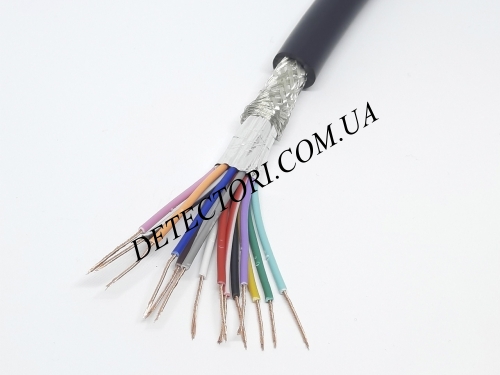 Екранований кабель RVVP 14 x 22AWG мідний сигнальний ПВХ 14 жили фото 1