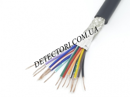 Екранований кабель RVVP 16 x 22AWG мідний сигнальний ПВХ 16 жили фото 1