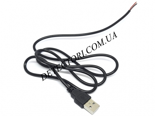 USB штекер тип А з дротом 1 м фото 1