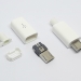 USB micro штекер белый под пайку  фото 2