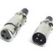 Разъем Canon XLR 3P соединительный на 3 контакта фото 1