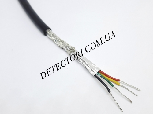 Экранированный кабель RVSP 4 x 24AWG медный сигнальный ПВХ 4 жилы фото 1