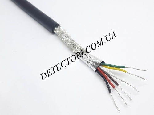 Екранований кабель RVSP 6 x 24AWG мідний сигнальний ПВХ 6 жили фото 1