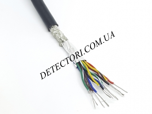 Екранований кабель RVSP 12 x 24AWG мідний сигнальний ПВХ 12 жили фото 1