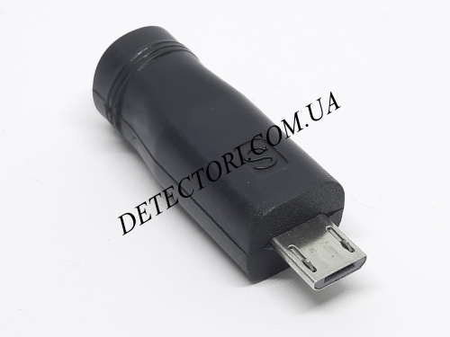 Переходник DC гнездо 5.5х2.1 на штекер MicroUSB фото 1