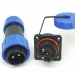Разъем LD-20-2P герметичный квадратный фланец на 2 контакта 25 А IP-68 фото 3