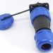 Разъем LD-20-2P герметичный квадратный фланец на 2 контакта 25 А IP-68 фото 9