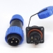 Разъем LD-20-3P герметичный квадратный фланец на 3 контакта 25 А IP-68 фото 3