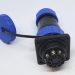 Разъем LD-28-9P герметичный квадратный фланец на 9 контактов 5 А IP-68 фото 7