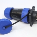 Разъем LD-28-9P герметичный квадратный фланец на 9 контактов 5 А IP-68 фото 8
