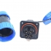Разъем LD-32-4P герметичный квадратный фланец на 4 контакта 45 А IP-68 фото 6