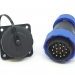 Разъем SP-28-16P герметичный квадратный фланец на 16 контактов IP-68 фото 7