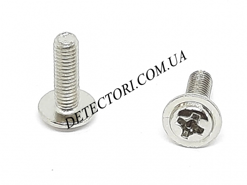 Напівкруглий гвинт PWM M3x10 100шт з пресс-шайбою хрестоподібною PH головкою фото 1