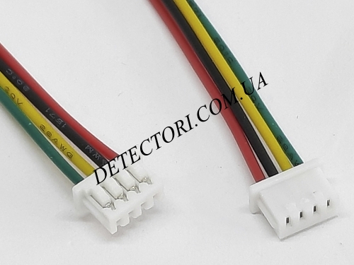 Разъем micro JST PH1.25 4PIN на 4 контакта с проводом 20 см фото 1