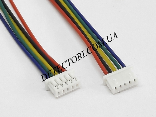 Роз'єм micro JST PH1.25 5PIN на 5 контактів з дротом 20 см фото 1 Роз'єм micro JST PH1.25 5PIN на 5 контактів з дротом 20 см фото 1