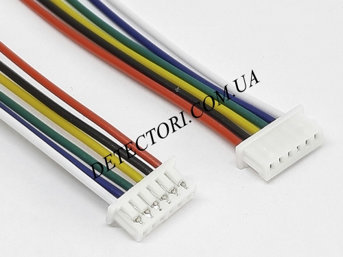 Разъем micro JST PH1.25 6PIN на 6 контактов с проводом 20 см фото 1