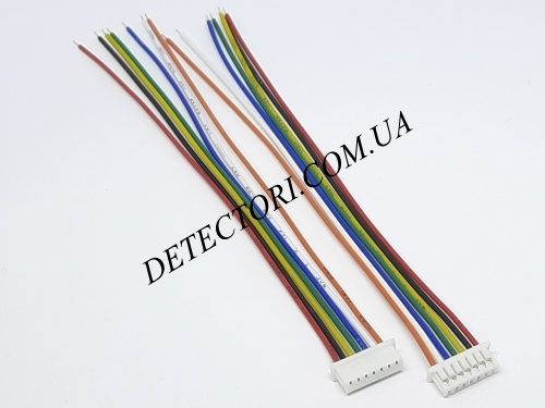 Разъем micro JST PH1.25 7PIN на 7 контактов с проводом 10 см фото 1