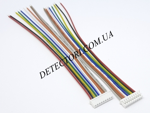 Роз'єм micro JST PH1.25 9PIN на 9 контактів з дротом 10 см фото 1