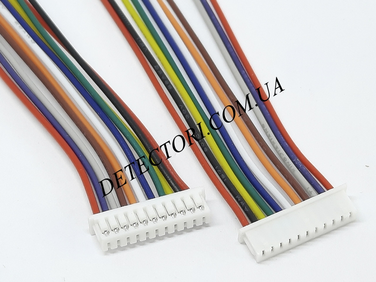 Разъем micro JST PH1.25 11PIN на 11 контактов с проводом 20 см