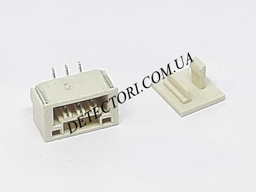 Разъем GH1.25 3P SMD для вертикального монтажа на 3 контакта фото 1