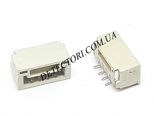 Разъем GH1.25 4P SMD для горизонтального монтажа на 4 контакта фото 1
