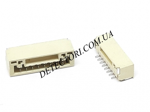 Разъем GH1.25 8P SMD для горизонтального монтажа на 8 контактов фото 1 Разъем GH1.25 8P SMD для горизонтального монтажа на 8 контактов фото 1
