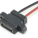 USB гнездо Type-C вертикальное с проводом 6 см фото 6