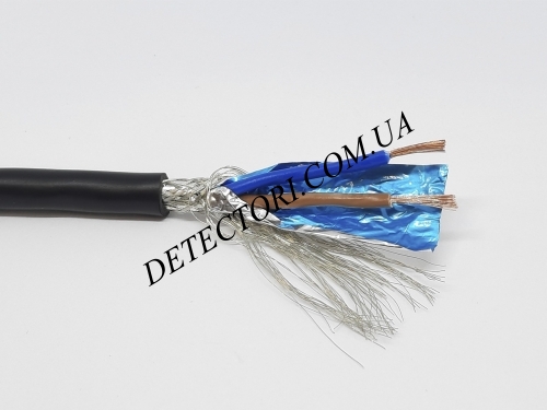 Экранированный кабель RVSP 2 x 18AWG медный сигнальный ПВХ 2 жилы фото 1